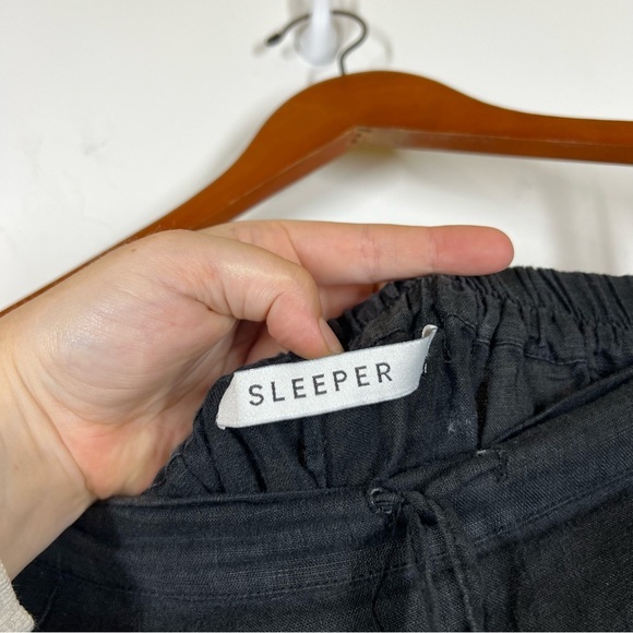 Sleeper 100% Linen Wide Leg Pant Size 2 - Picture 6 of 8